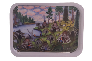 Nilijärven kotakylä 20x27cm 20€